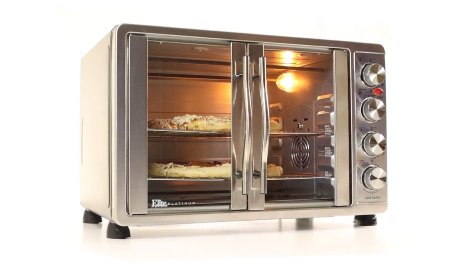 Elite Gourmet ETO-4510M トースターオーブン Amazon.com: Elite Gourmet ETO-4510M French Door 47.5Qt, 18